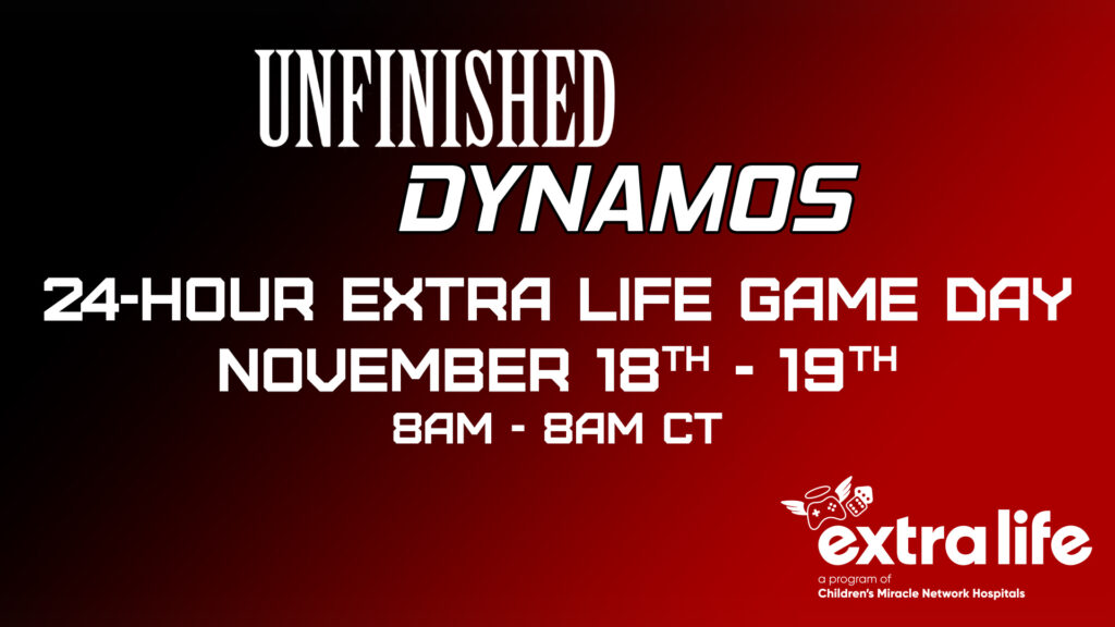 24-Hour Extra Life Game Day: November 18th, 2023